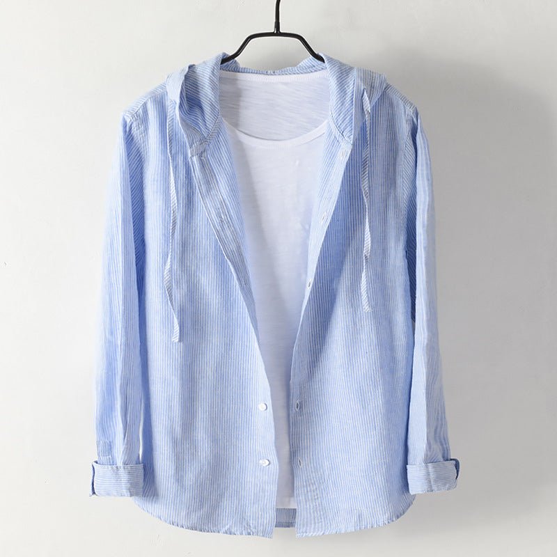 Jack Washington Hooded Linen Shirt - Infinityloyal