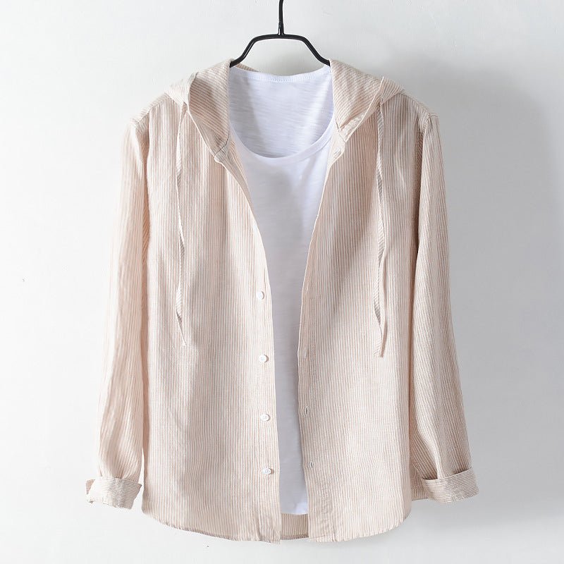 Jack Washington Hooded Linen Shirt - Infinityloyal