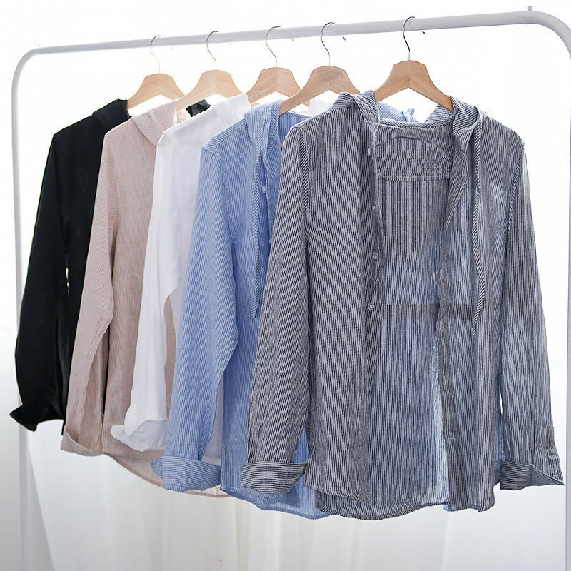 Jack Washington Hooded Linen Shirt - Infinityloyal