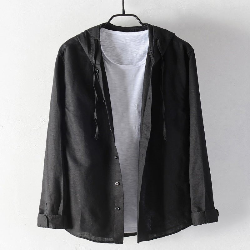 Jack Washington Hooded Linen Shirt - Infinityloyal