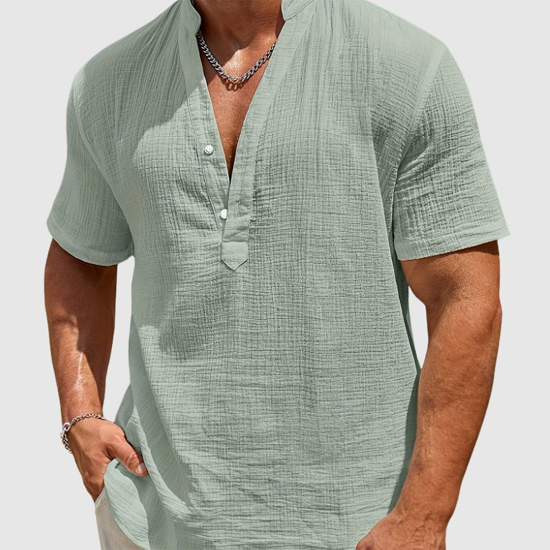 Jack Washington Lanzarote Henley Shirt - Infinityloyal
