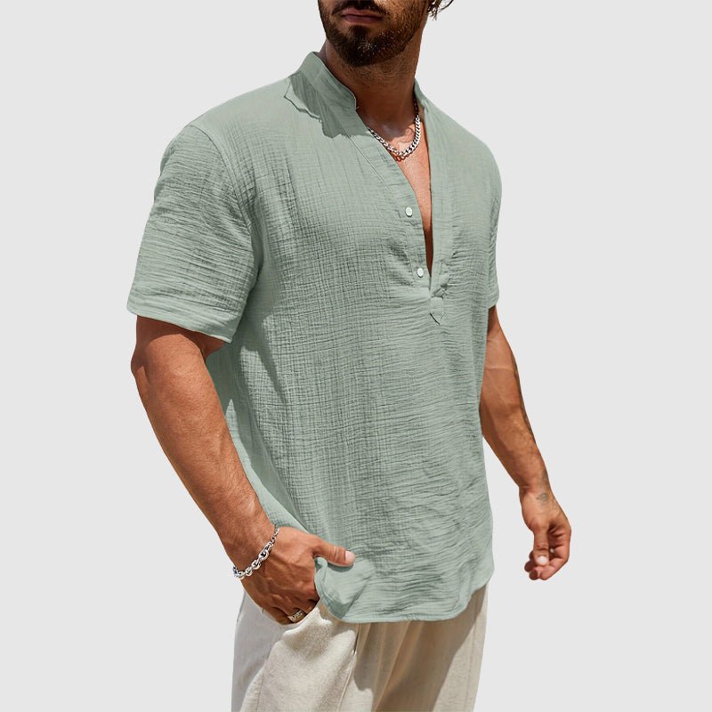 Jack Washington Lanzarote Henley Shirt - Infinityloyal