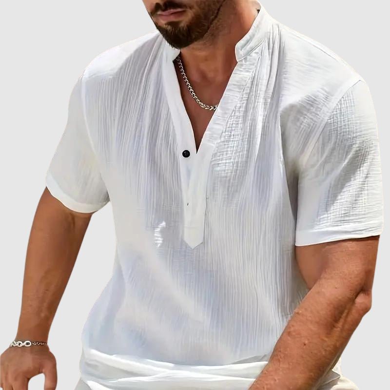 Jack Washington Lanzarote Henley Shirt - Infinityloyal