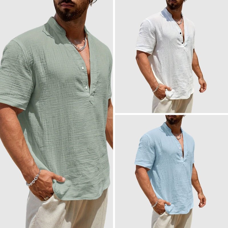 Jack Washington Lanzarote Henley Shirt - Infinityloyal