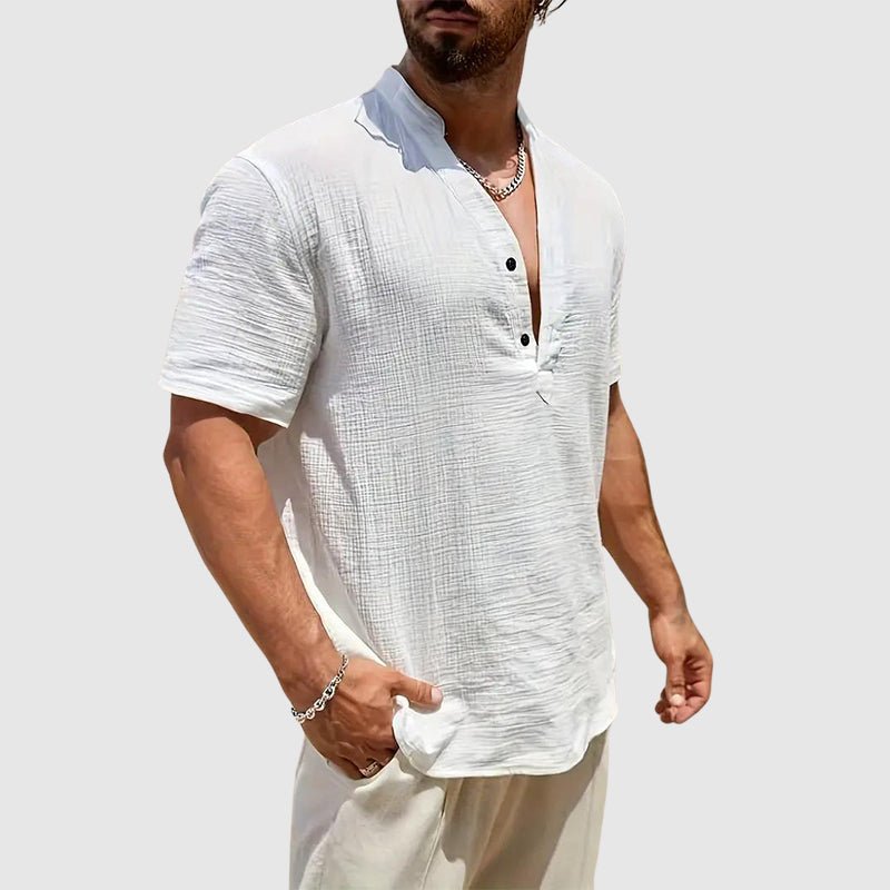 Jack Washington Lanzarote Henley Shirt - Infinityloyal