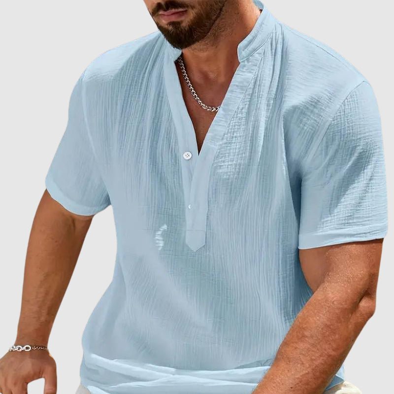 Jack Washington Lanzarote Henley Shirt - Infinityloyal