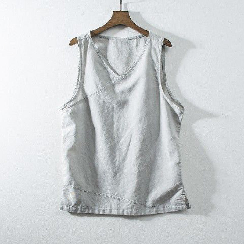 Jack Washington Retro Linen Vest - Infinityloyal