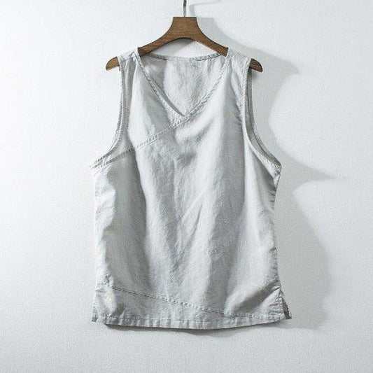 Jack Washington Retro Linen Vest - Infinityloyal