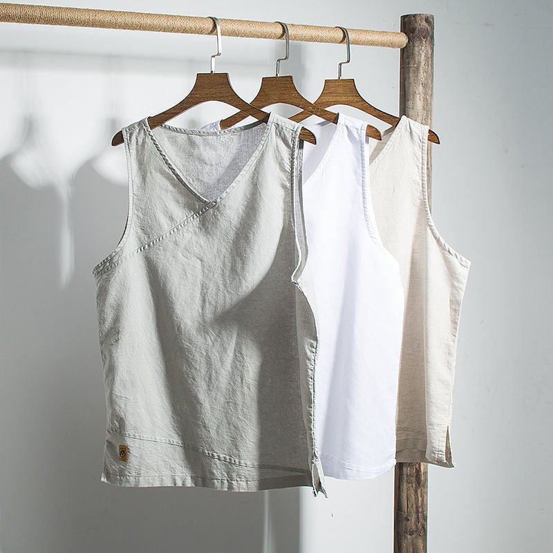 Jack Washington Retro Linen Vest - Infinityloyal