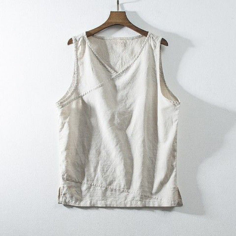 Jack Washington Retro Linen Vest - Infinityloyal