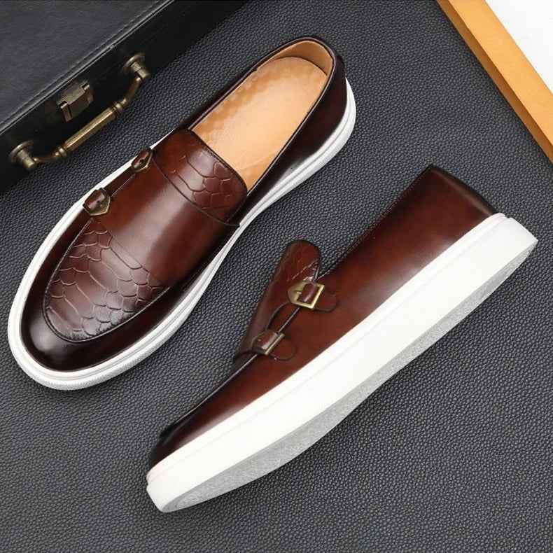 Jack Washington Serpentine Loafers - Infinityloyal