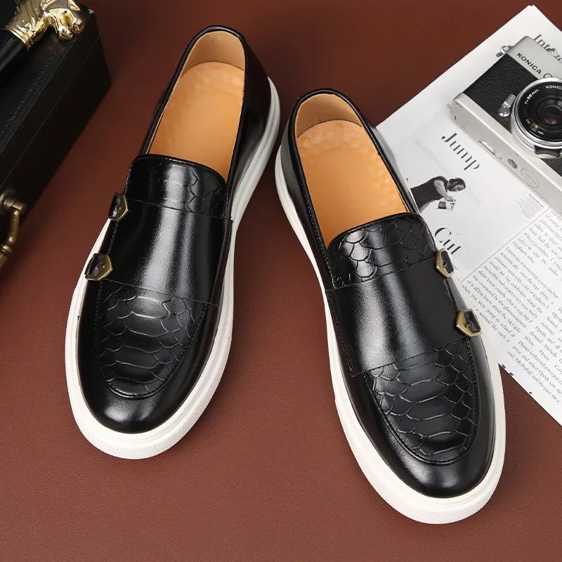 Jack Washington Serpentine Loafers - Infinityloyal
