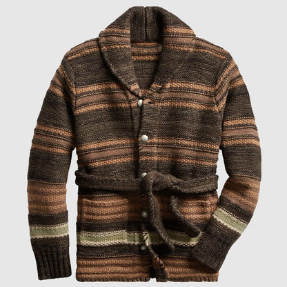 Jack Washington Vintage Belted Cardigan - Infinityloyal
