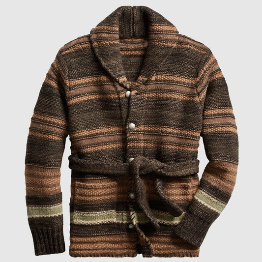 Jack Washington Vintage Belted Cardigan - Infinityloyal