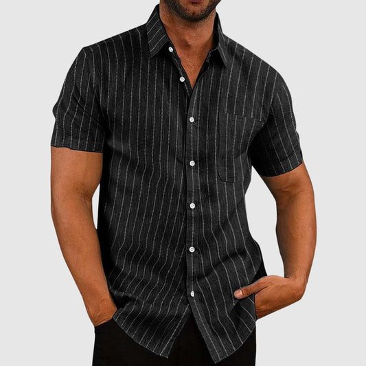 James Scott Casual Striped Shirt - Infinityloyal
