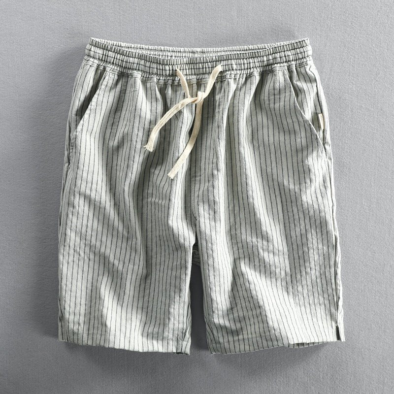 James Scott Casual Striped Shorts - Infinityloyal