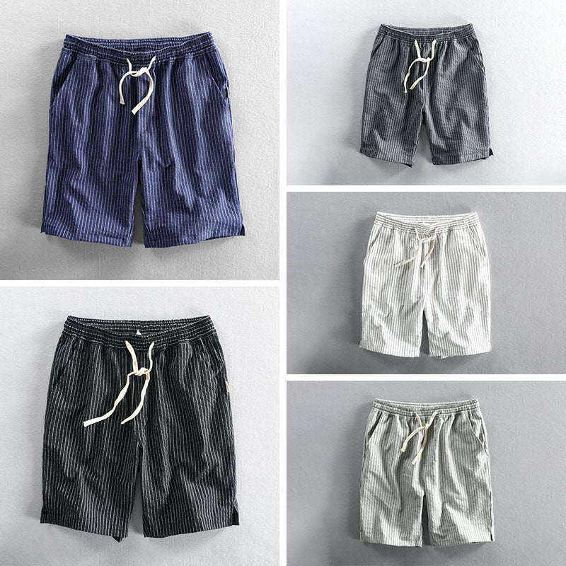 James Scott Casual Striped Shorts - Infinityloyal