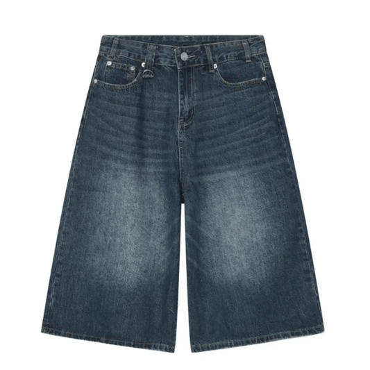 James Scott Retro Denim Shorts - Infinityloyal