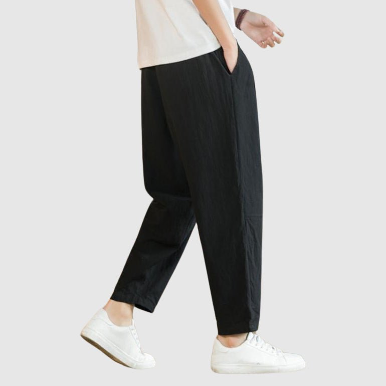 L'Aisance Linen Pants by James Scott - Infinityloyal