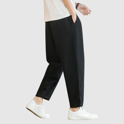 L'Aisance Linen Pants by James Scott - Infinityloyal