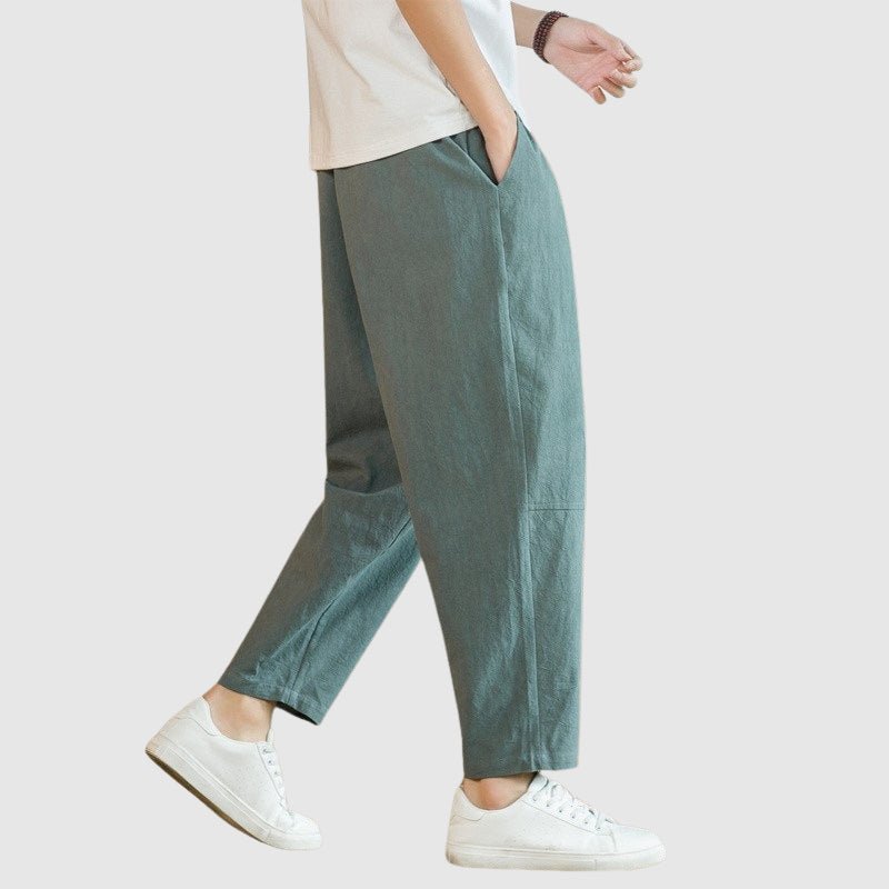 L'Aisance Linen Pants by James Scott - Infinityloyal