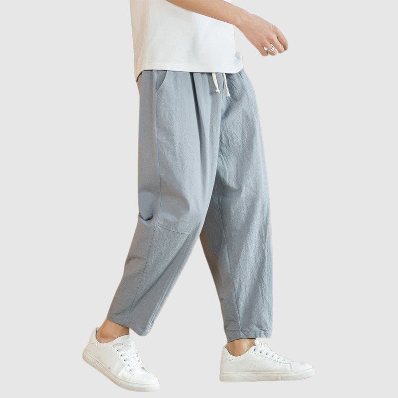 L'Aisance Linen Pants by James Scott - Infinityloyal