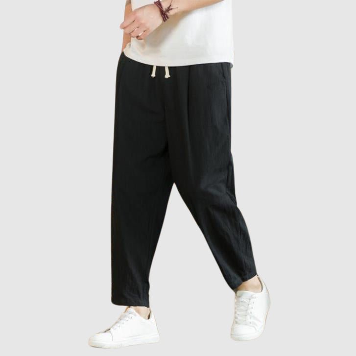 L'Aisance Linen Pants by James Scott - Infinityloyal