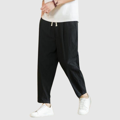 L'Aisance Linen Pants by James Scott - Infinityloyal