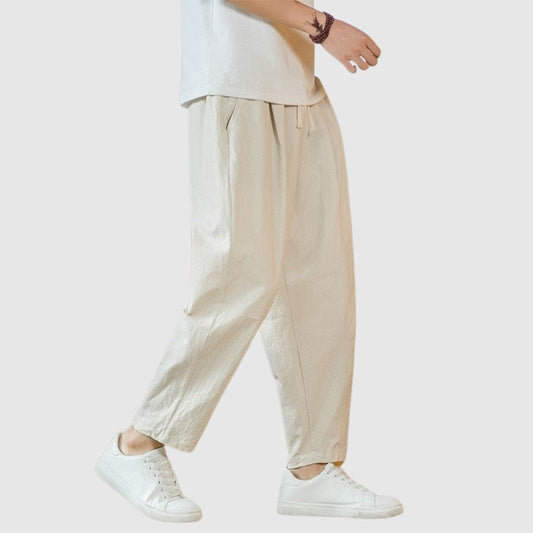L'Aisance Linen Pants by James Scott - Infinityloyal