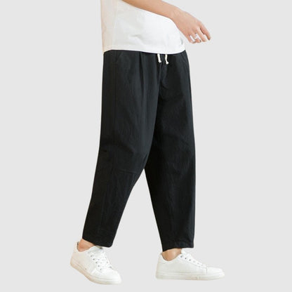 L'Aisance Linen Pants by James Scott - Infinityloyal