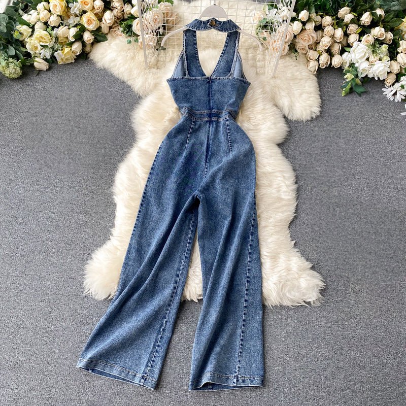 Sofie Malou Denim Jumpsuit - Infinityloyal