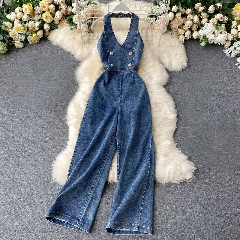 Sofie Malou Denim Jumpsuit - Infinityloyal