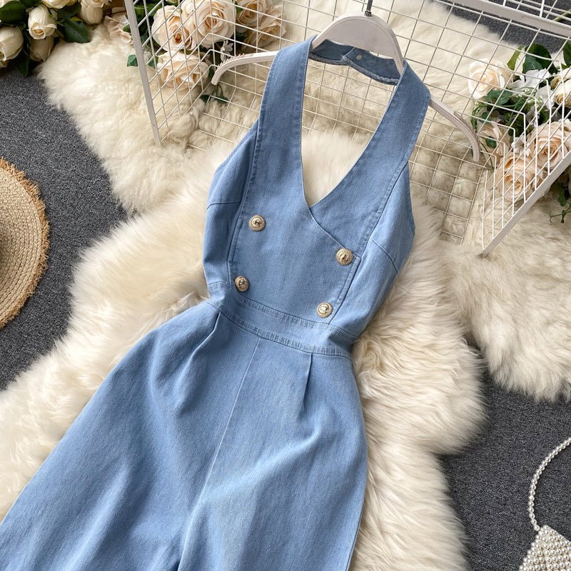 Sofie Malou Denim Jumpsuit - Infinityloyal