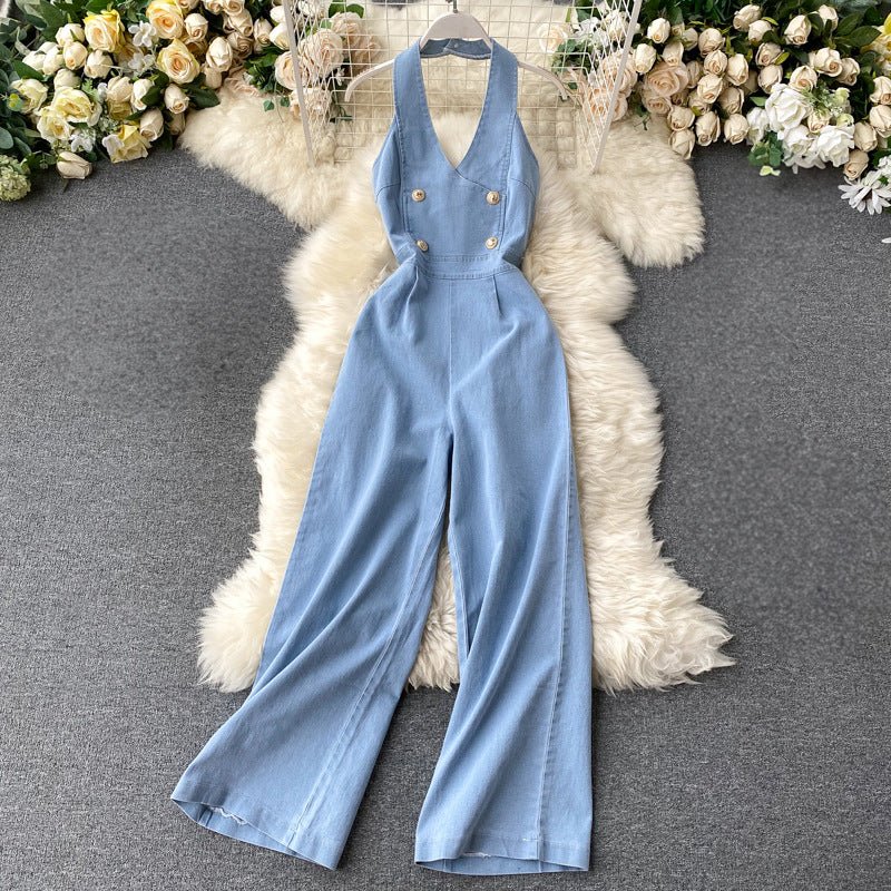 Sofie Malou Denim Jumpsuit - Infinityloyal