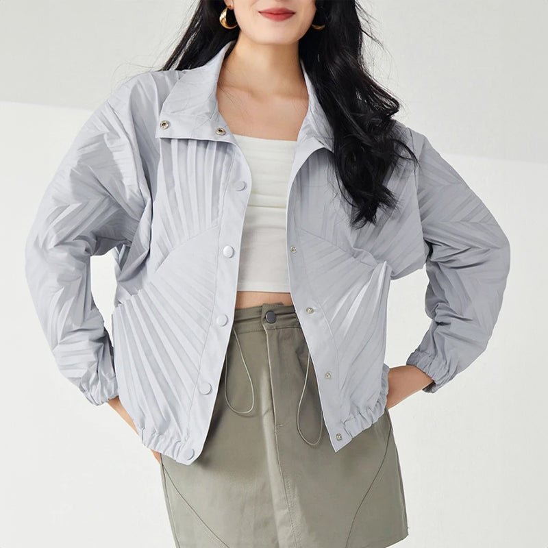 Sofie Malou Pleat Couture Jacket - Infinityloyal