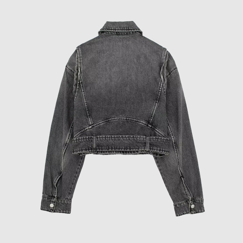 Sofie Malou Sombre Denim Jacket - Infinityloyal
