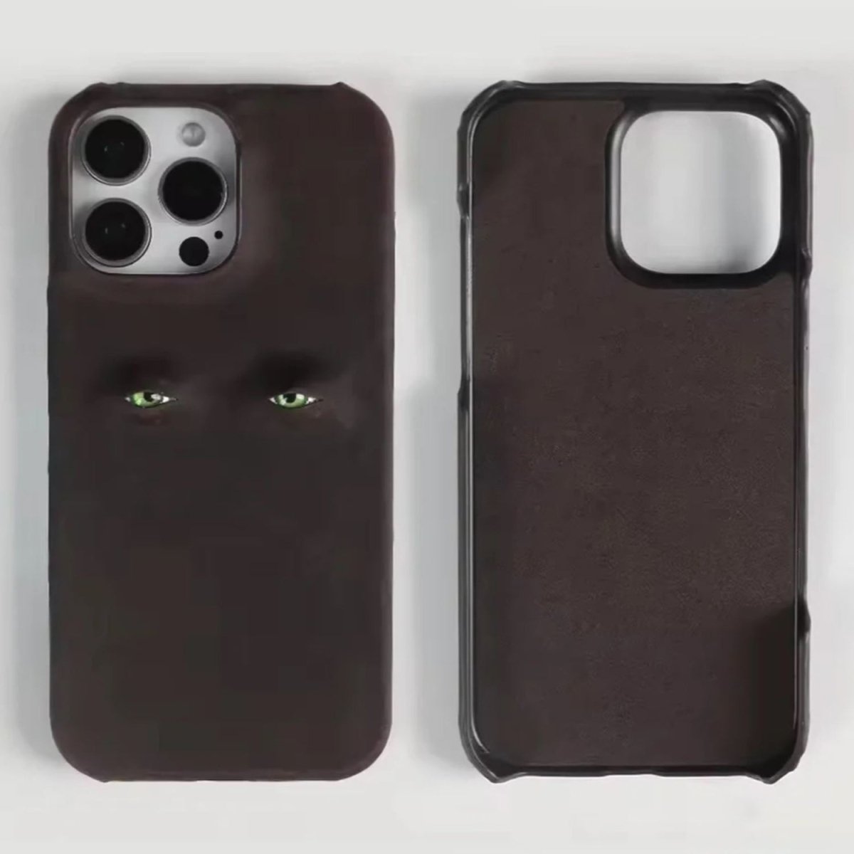 The Watchful Leather iPhone Case - Infinityloyal