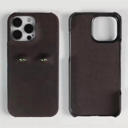 The Watchful Leather iPhone Case - Infinityloyal