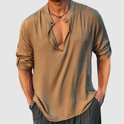 Zeus Casual Linen Shirt - Infinityloyal