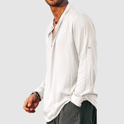 Zeus Casual Linen Shirt - Infinityloyal