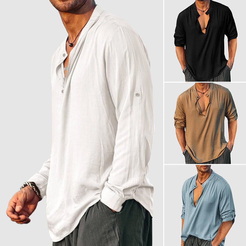 Zeus Casual Linen Shirt - Infinityloyal