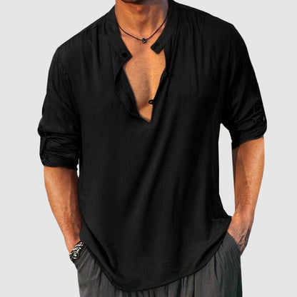 Zeus Casual Linen Shirt - Infinityloyal
