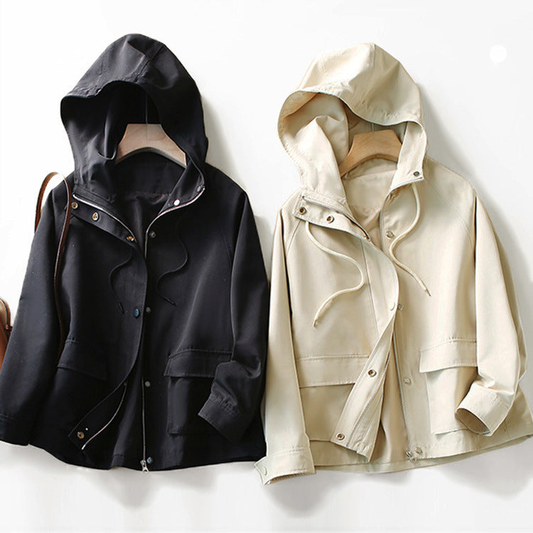 Adeline Hooded Windbreaker Jacket