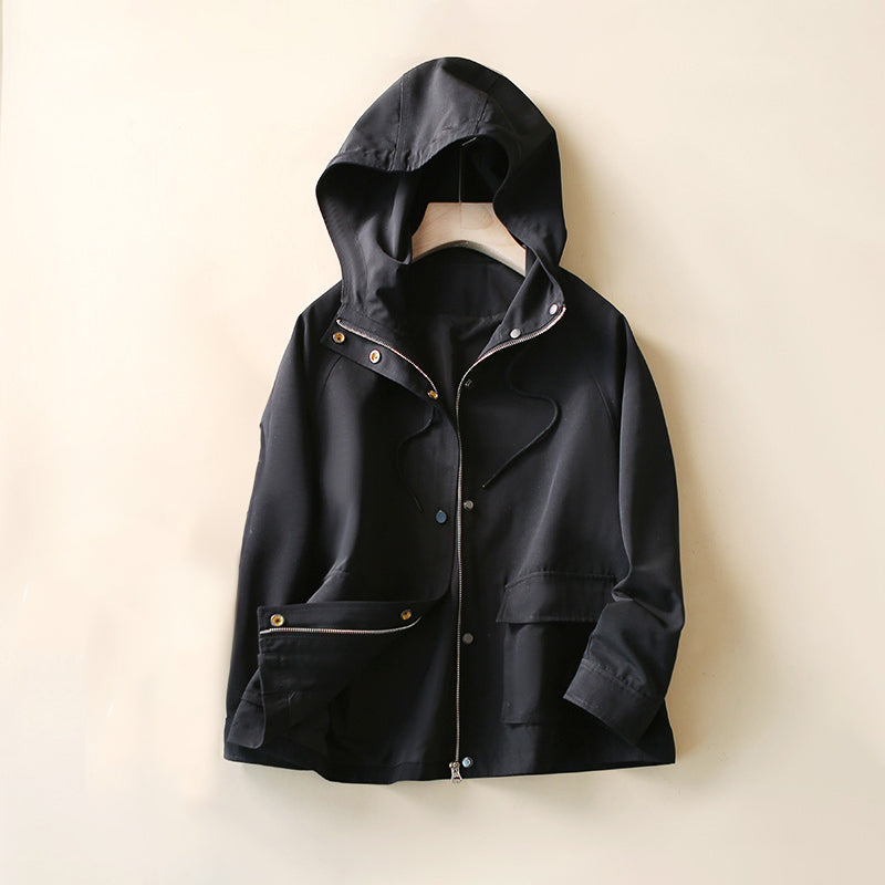 Adeline Hooded Windbreaker Jacket