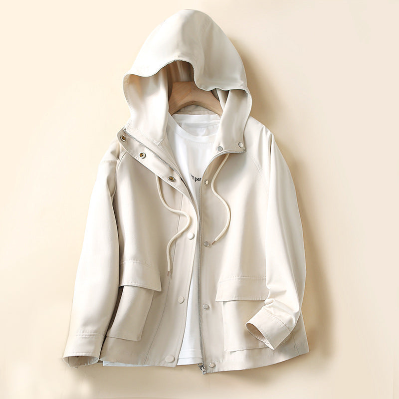 Adeline Hooded Windbreaker Jacket