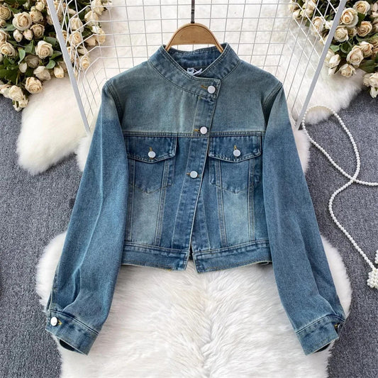 Adeline Modern Twist Denim Jacket