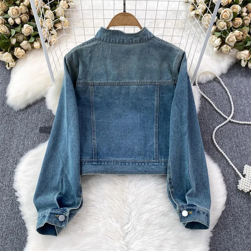 Adeline Modern Twist Denim Jacket