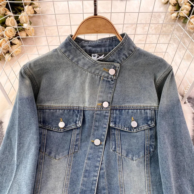 Adeline Modern Twist Denim Jacket