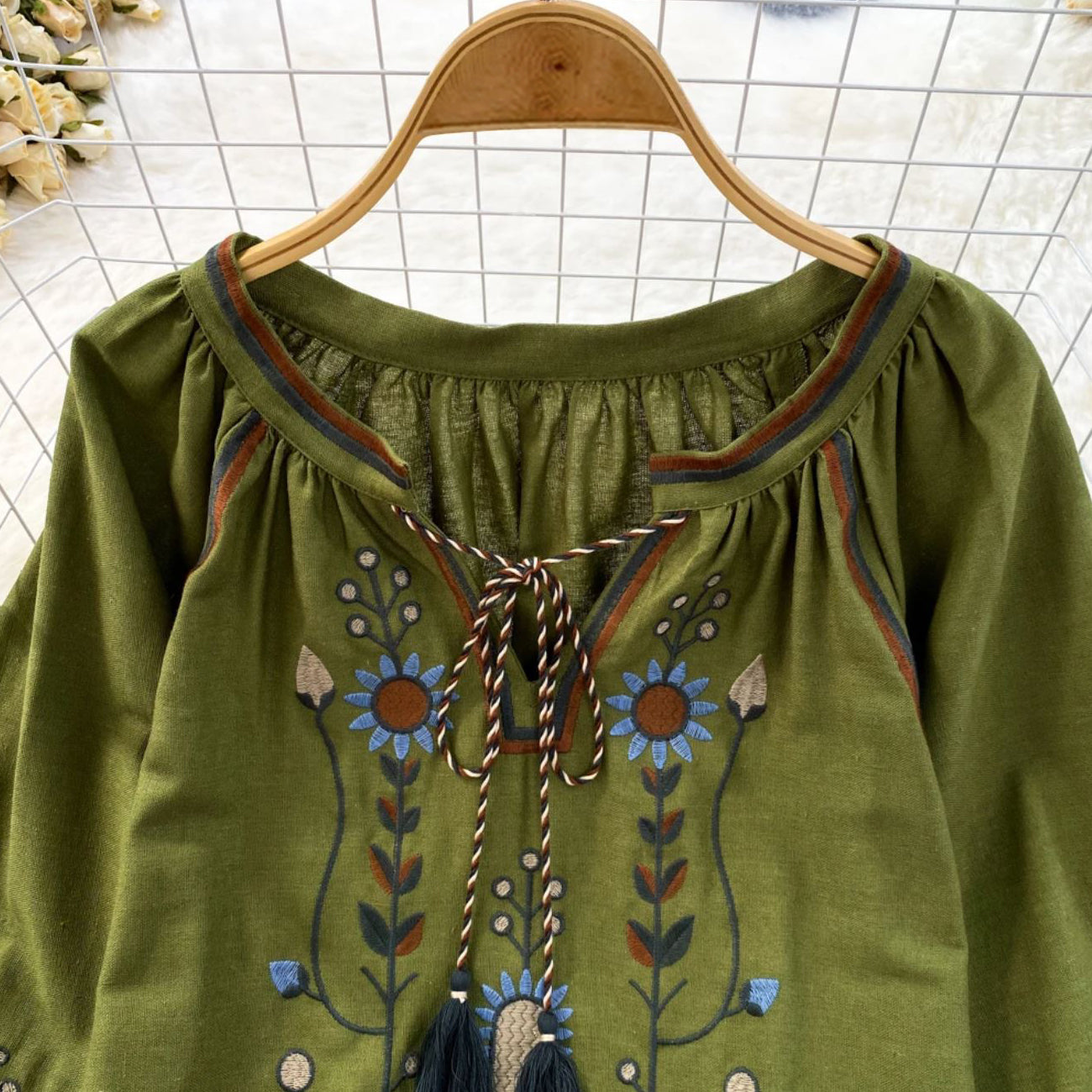 Amelie Fleur Boho Chic Blouse