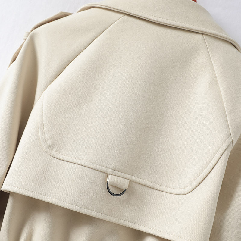 Amelie Fleur British Ivory Wool Coat